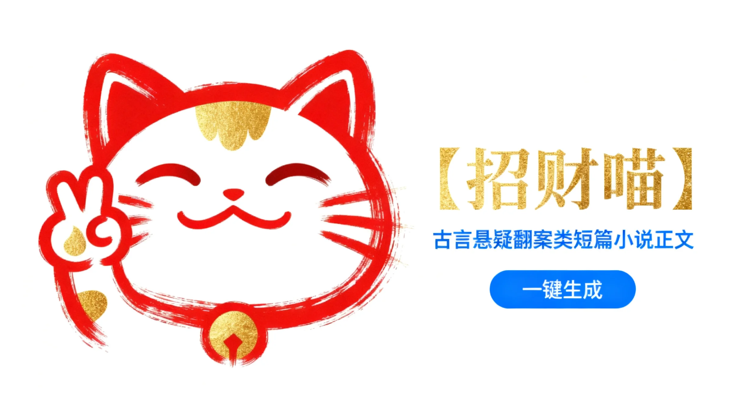 【招财喵】古言悬疑翻案类短篇小说正文一键生成