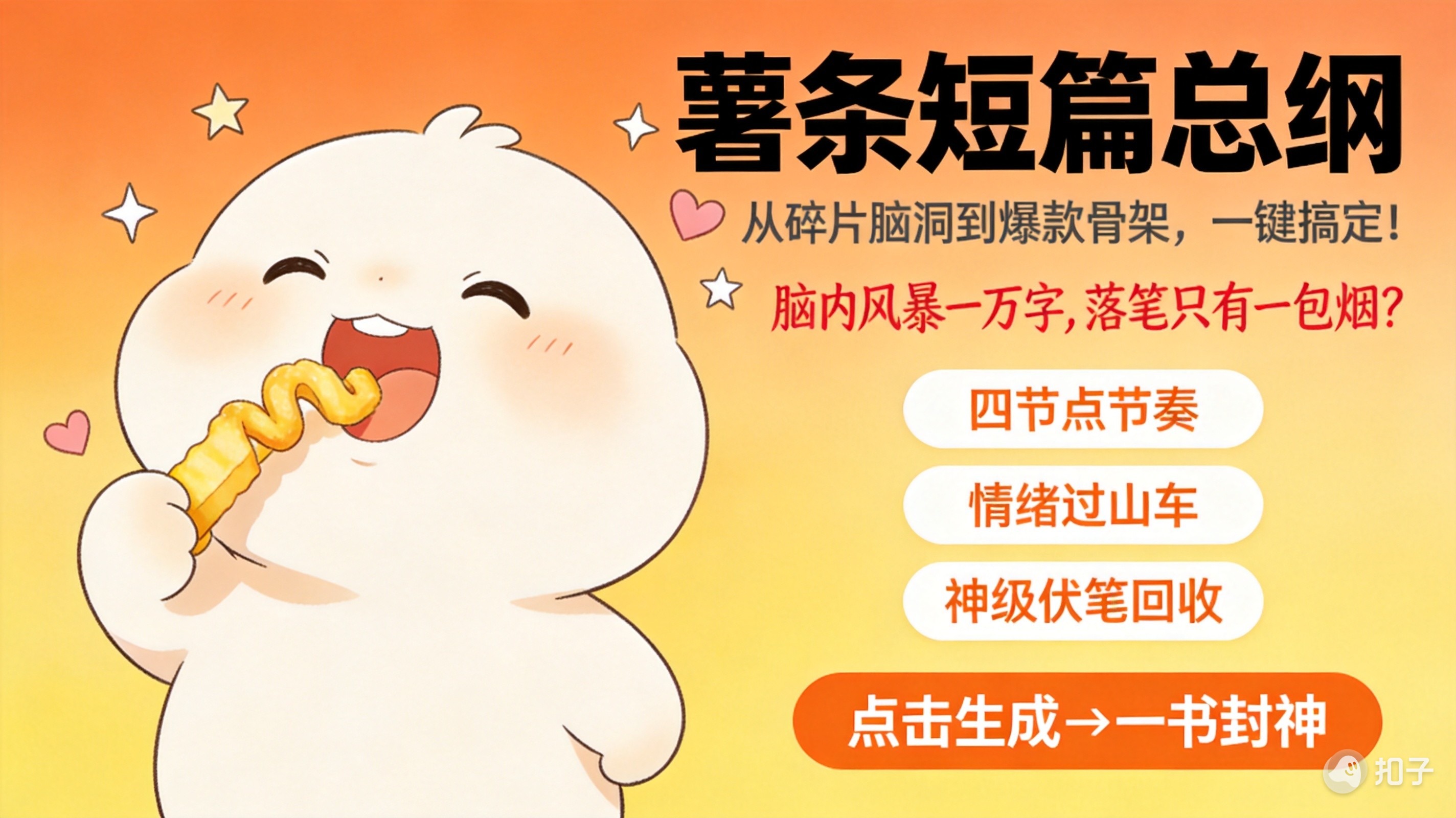 【薯条】短篇总纲，快节奏爆款！！！